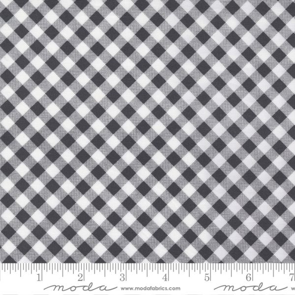 Country black gingham