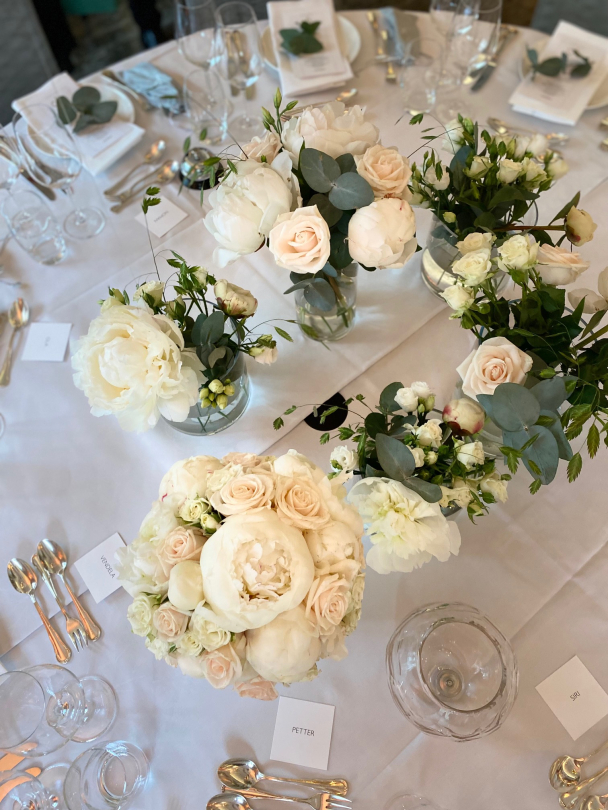 Borddekorasjon til bryllup - Image 1