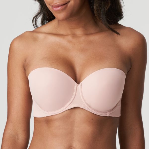 'Figuras' strapless, rosa