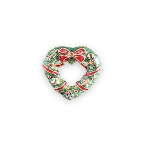 Jule krans - Julebrosje/julenål