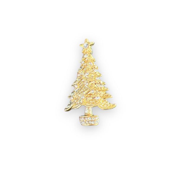 Gylden juletre - Julebrosje/julenål