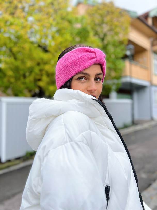 Lulu Knit Headband - Phlox pink - Image 4