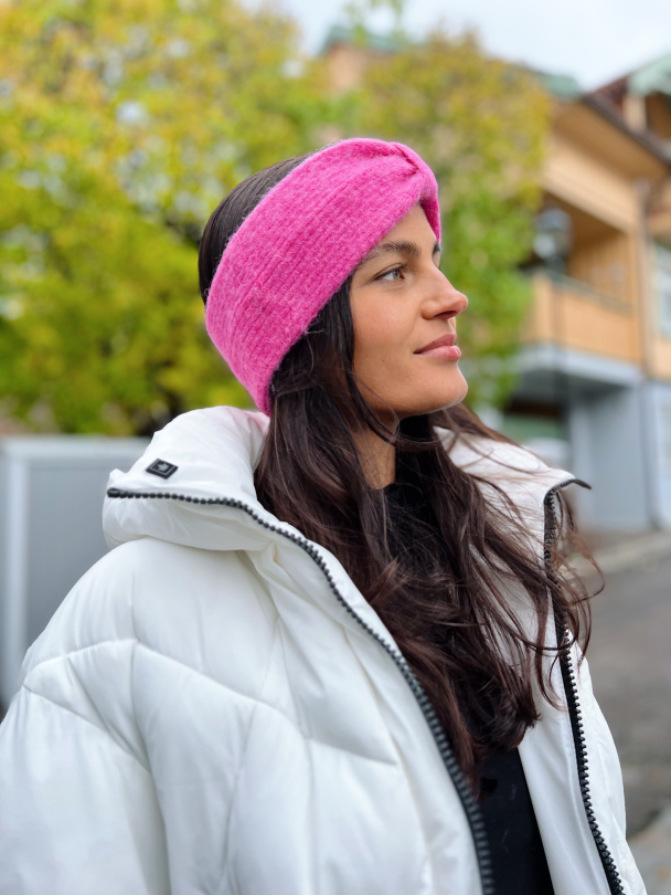 Lulu Knit Headband - Phlox pink - Image 1