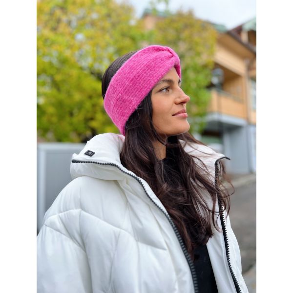Lulu Knit Headband - Phlox pink