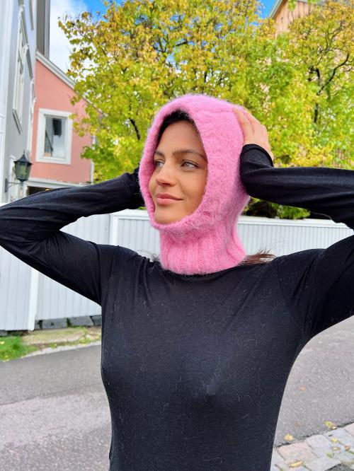 Runde Balaclava - Prism Pink