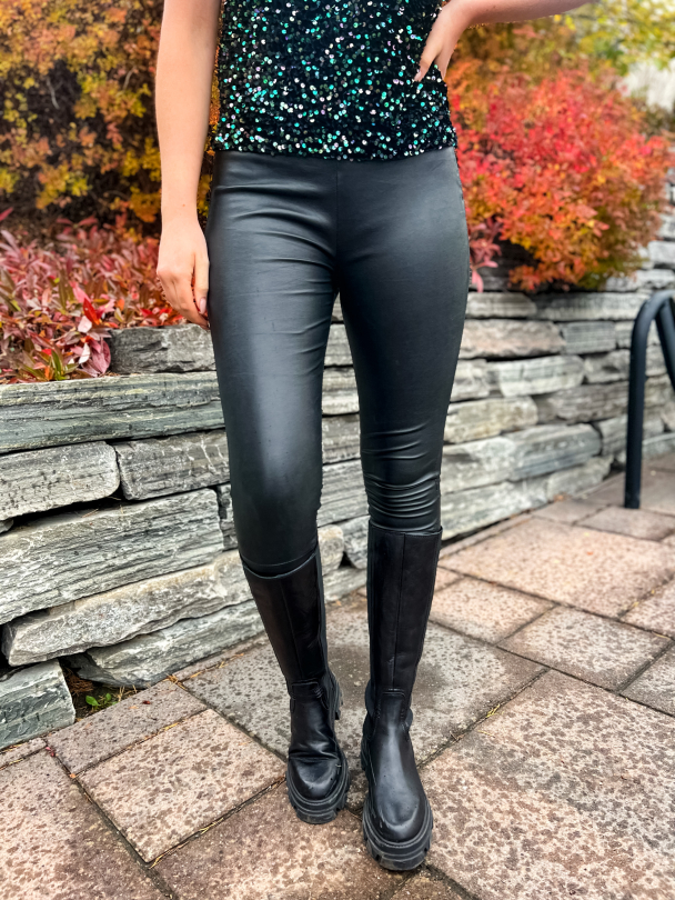 SELECTED FEMME Sylvia Leather Legging - Image 5