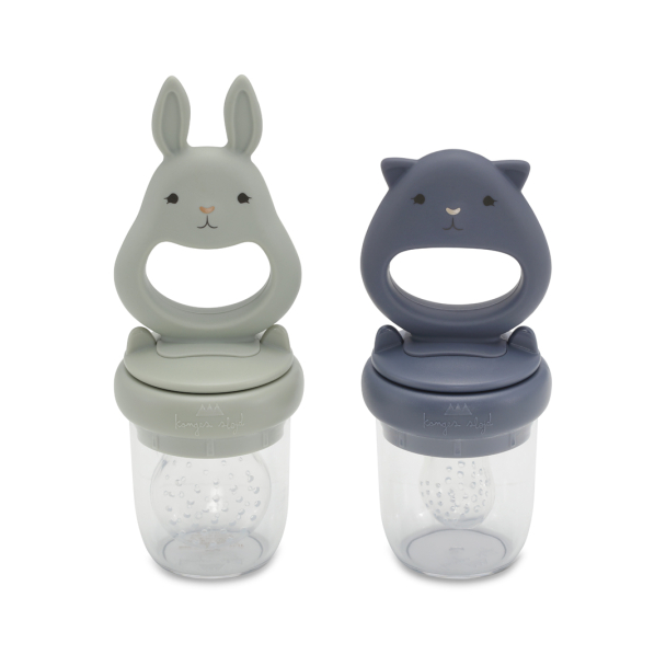 Konges Sløjd | Silicone Fruit Feeding Pacifier - Onyx - Image 1