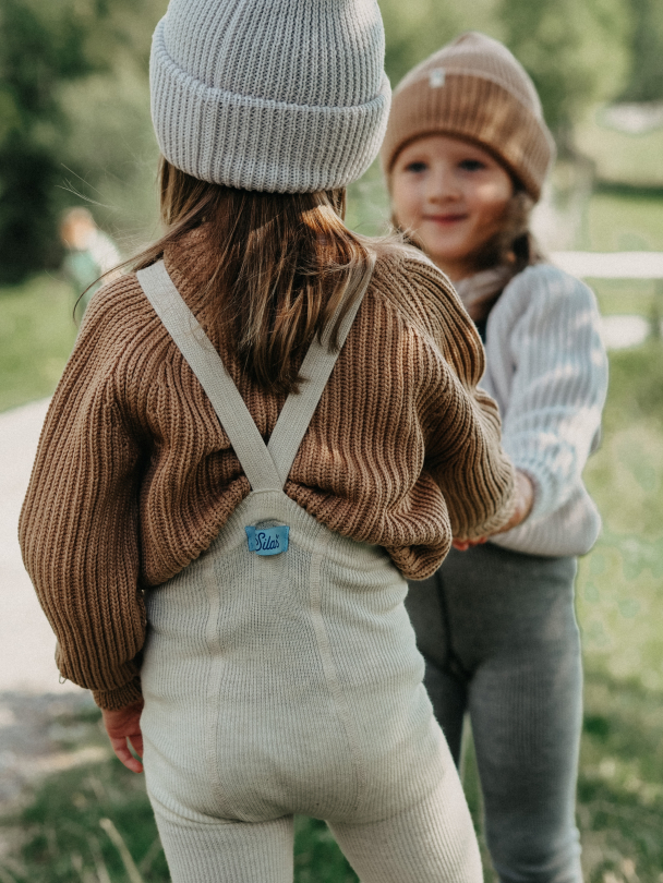 Wooly Footless Tights - Cream Blend - Image 7