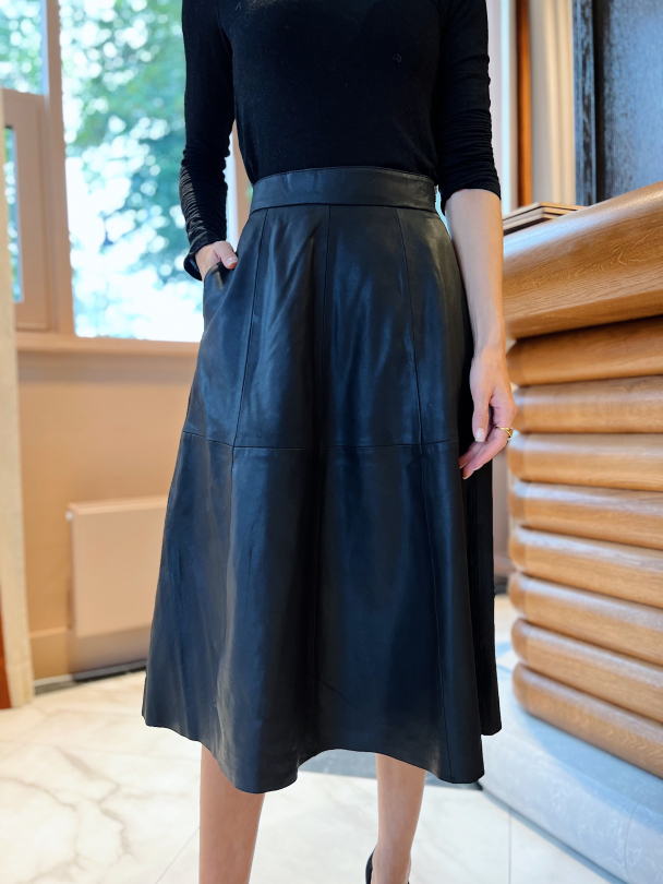 Vanessa Naplon Skirt - Black  - Image 1