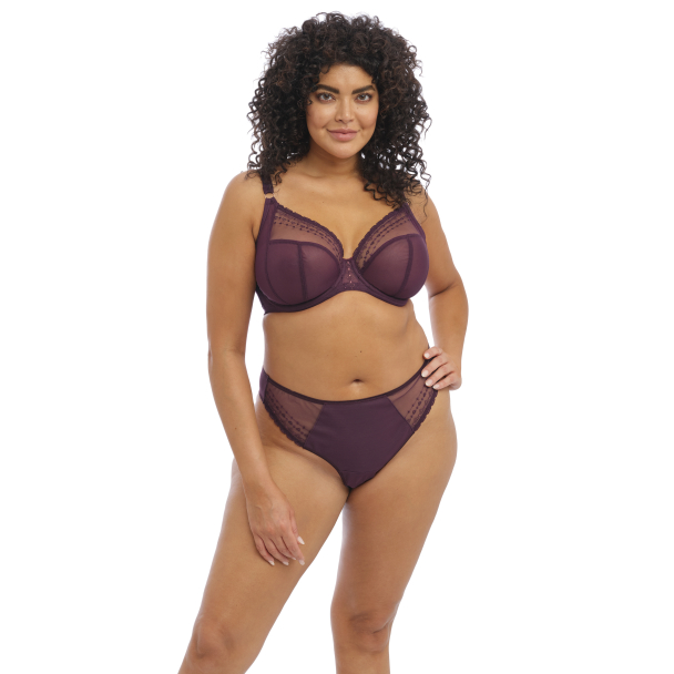 Matilda plunge bra, wine diamond - Image 2