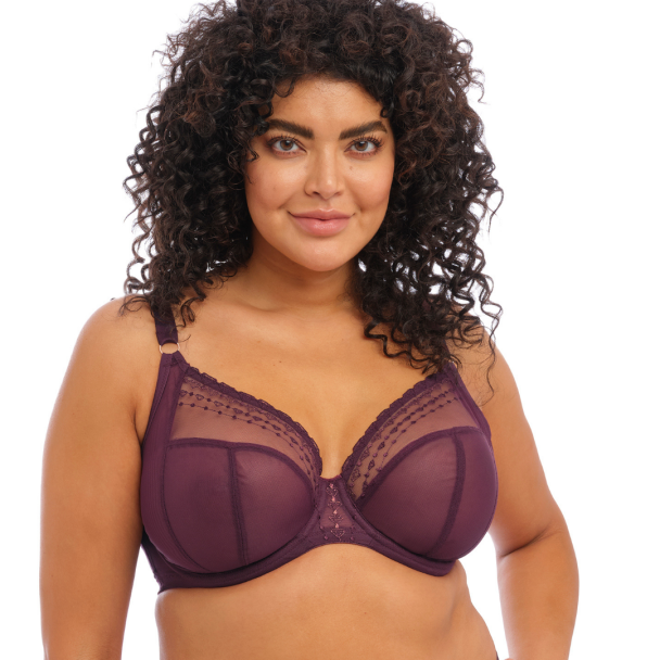 Matilda plunge bra, wine diamond - Image 4