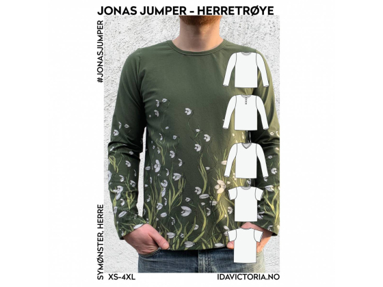  027 Jonas Jumper – herretrøye (XS-4XL) 