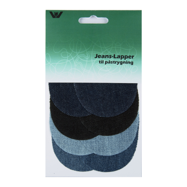 Lapper - jeans/denim - 8 små - Image 1