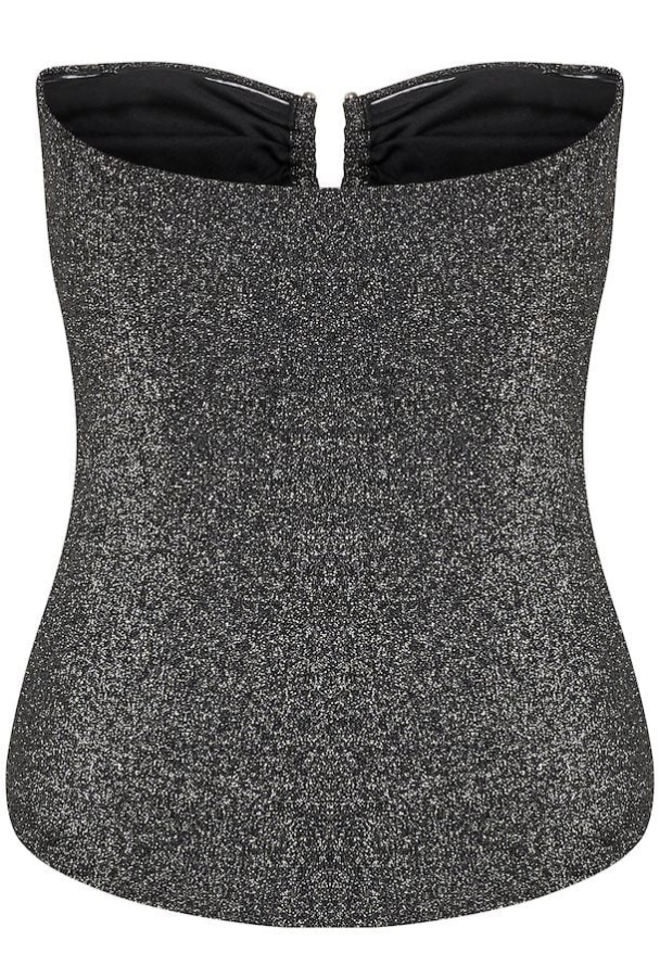 Dalene Tube Top - Black/Silver  - Image 6