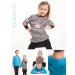 Minikrea 50222 - raglan-genser/-tshirt/-kjole 0-10 år