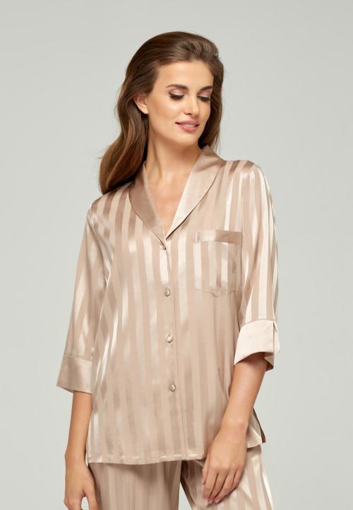 'Silk Story' blouse, beige
