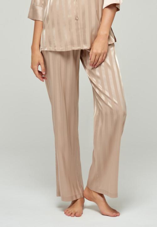 'Silk Story' long pants, beige