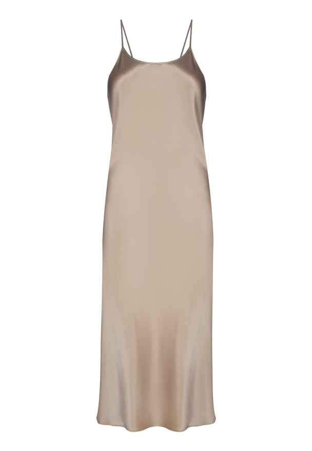 Silk Story nightdress, beige - Image 3