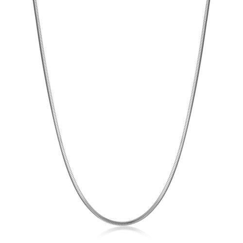 Snake Chain Necklace - silver