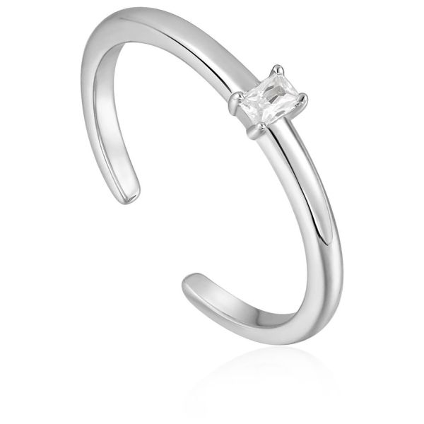 Glam Adjustable Ring - Silver