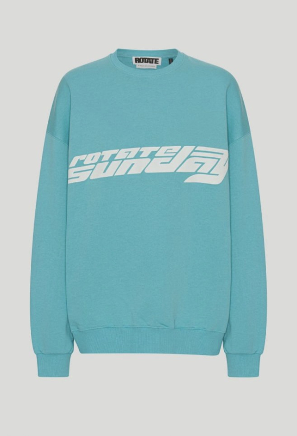 Iris Crewneck Classic Logo - Maui Blue  - Image 8