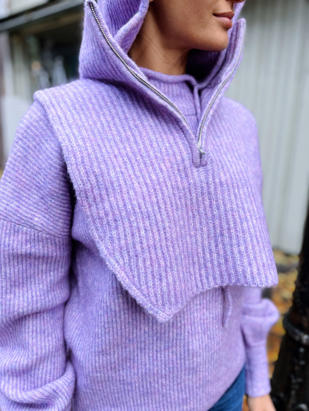 Selje Neckwarmer - Lilac  - Image 1