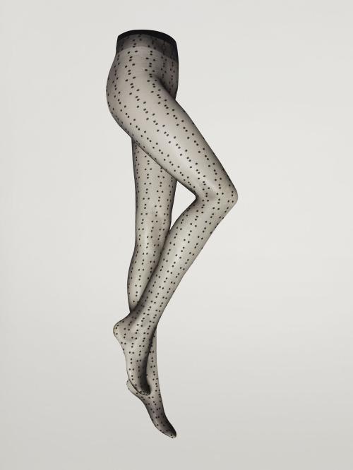 Dots Tights, black/black