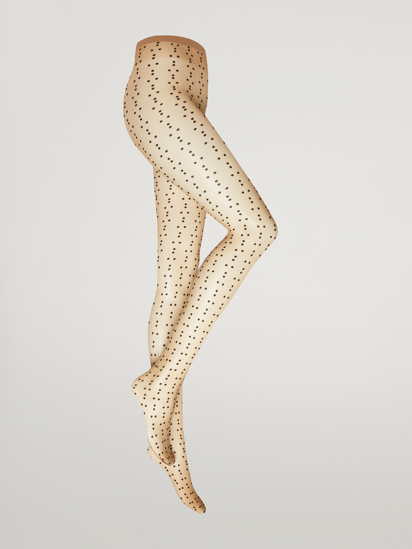 Dots Tights, fairly light/black Wolford - Gablers Undertøysalong AS