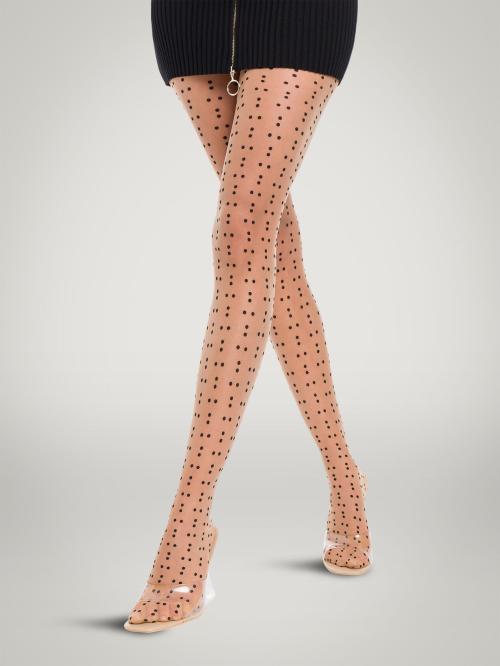 Dots Tights, fairly light/black