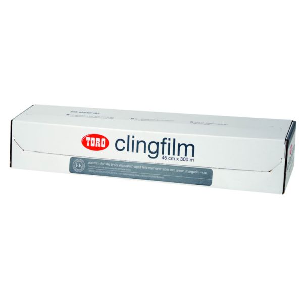 Clingfilm cutbox 45 cm x 300 m (Sendes KUN på dyreste fraktsats!)