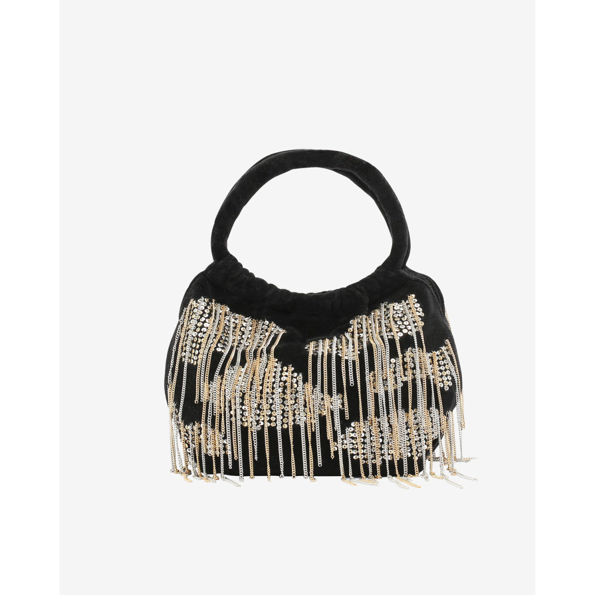 HVISK Jolly Sequin Velvet Black Ice HILLAMOI AS