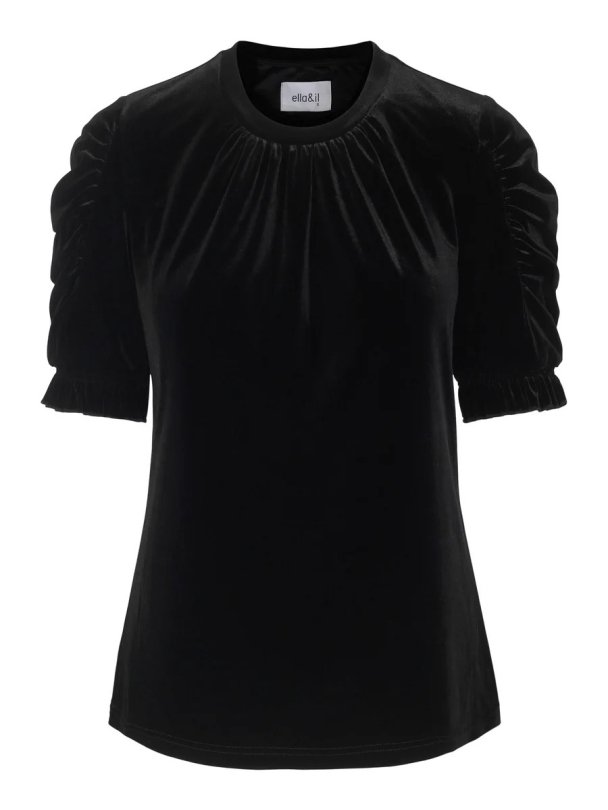 ELLA&IL Emily Velour Top - Image 1