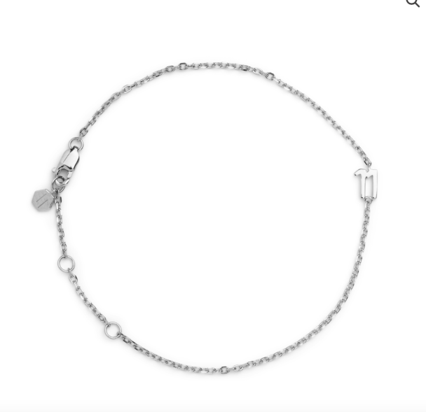 Number Bracelet Silver - Image 1