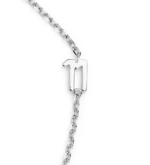 Number Bracelet Silver - Image 2