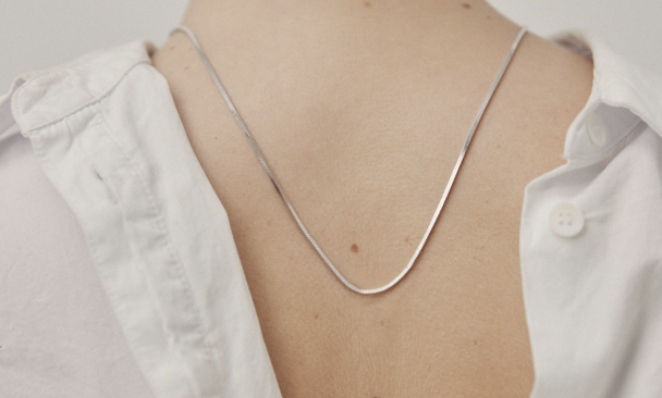Eternal Chain Necklace silver 50L - Image 4