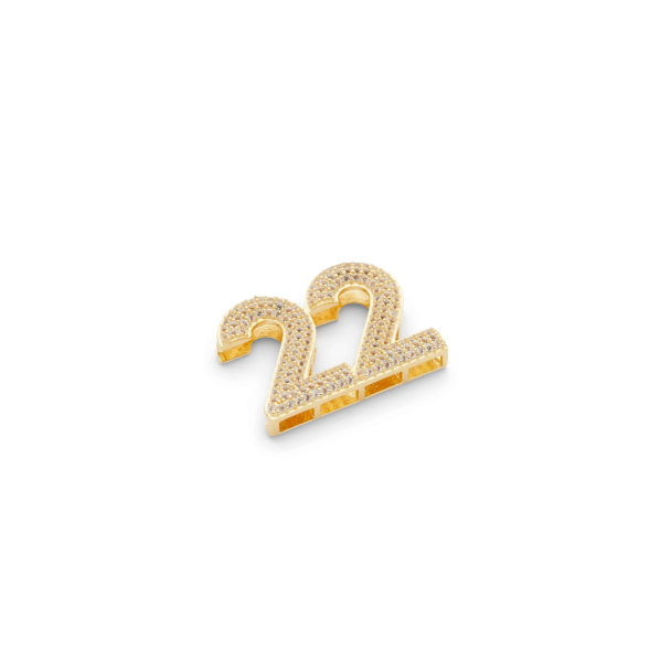 Big Number Appendant Gold - Image 1