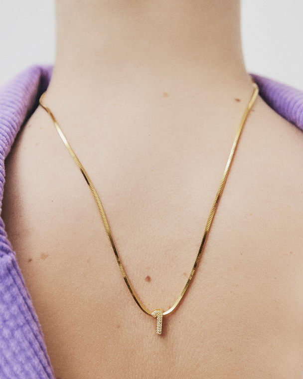 Small Number Appendant Gold - Image 1