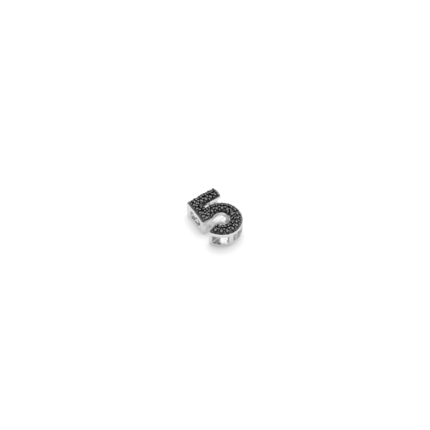 Small Number Appendant Silver - Image 1