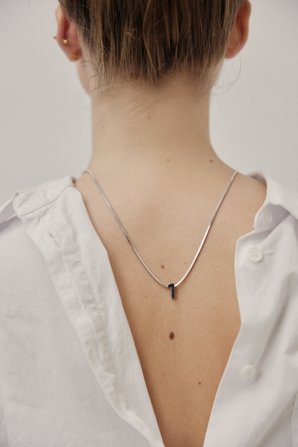 Small Number Appendant Silver - Image 2