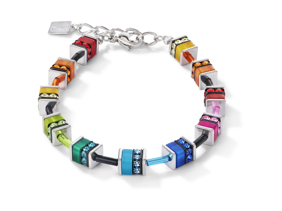 GEOCUBE Bracelet Classic Polaris & Rhinestone Multicolour 