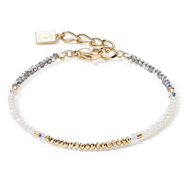 Bracelet Brilliant Square Gold/Crystal