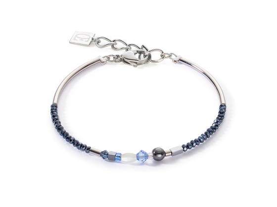 Bracelet Sparkling Dot Gemstone Blue