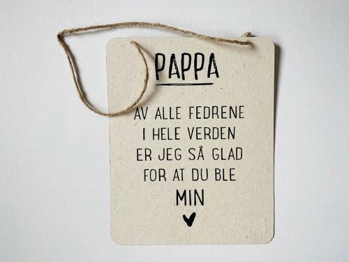 Pappa skilt