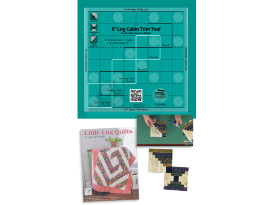  6" Log Cabin Trim Tool Creative Grids CGRJAWMN6 Non-Slip Ann Wright