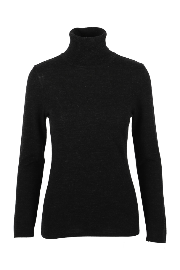 MERINO POLO BLACK - Image 2