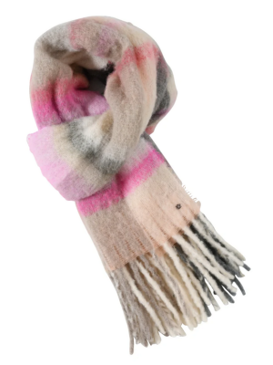 Dereen fluffy wool scarf