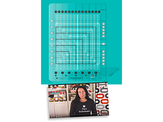  Stripology  squared Mini  CGRGE3 By Gudrun Erla