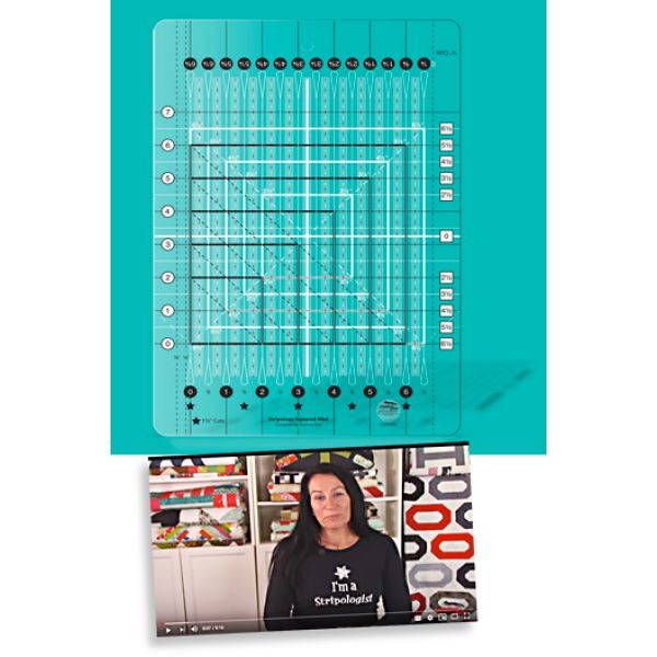  Stripology  squared Mini  CGRGE3 By Gudrun Erla