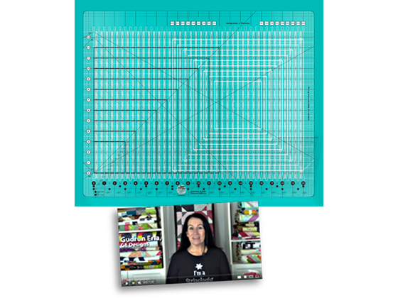CGRGE2   Stripology Squared  Ruler By Gudrun Erla