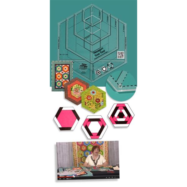 Non-Slip Hexagon Trim Tool (cut 2" to 8"